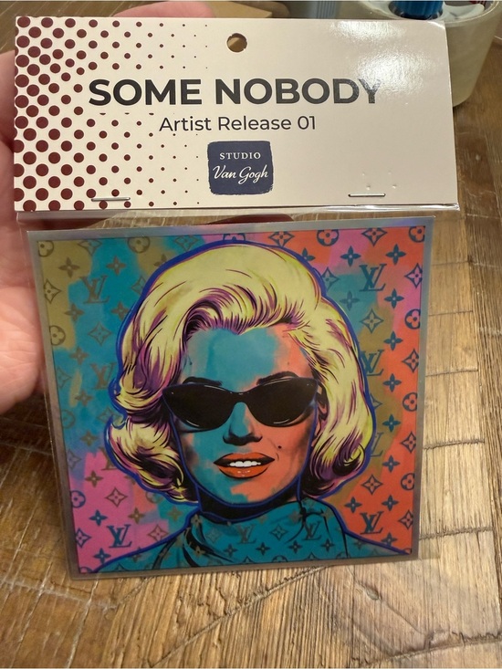 Some Nobody Other - NEW Some Nobody Artist Release Marilyn Monroe Louis Vuitton Pop Art Sticker